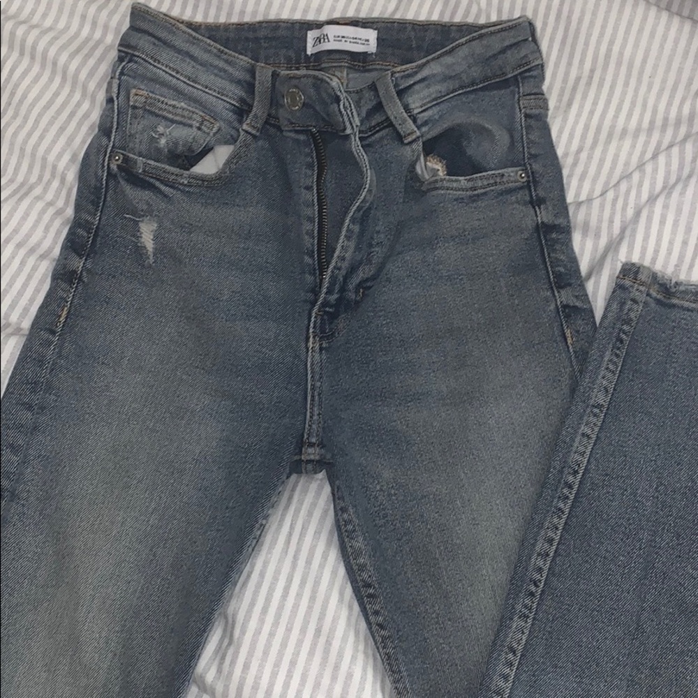 Zara Vintage Skinny High Rise Jean